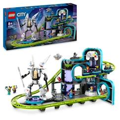 Jouet-LEGO® City 60421 Le parc d’attractions de Robot World - Jeux de fête foraine enfant 8 ans