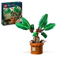 Jouet-LEGO® Harry Potter 76433 Mandragore - Plante et pot - Idée de cadeau magique pour enfants