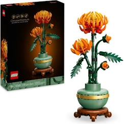 Jouet-LEGO® Icons 10368 Le Chrysanthème - Set de Décoration Florale à Construire Pour Adultes