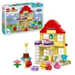 Jouet-LEGO® DUPLO® 10433 La fête d’anniversaire chez Peppa Pig - Jouet à Construire dès 2 Ans