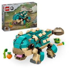 Jouet-LEGO® Jurassic World 76962 Bébé Bumpy, l’ankylosaure - Pour les fans de La Colo du Crétacé