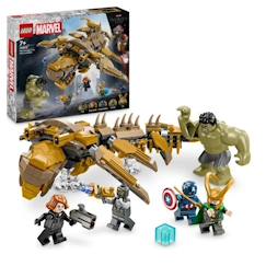 Jouet-LEGO® Marvel 76290 Les Avengers Contre le Léviathan, Set avec minifigurines de super-héros