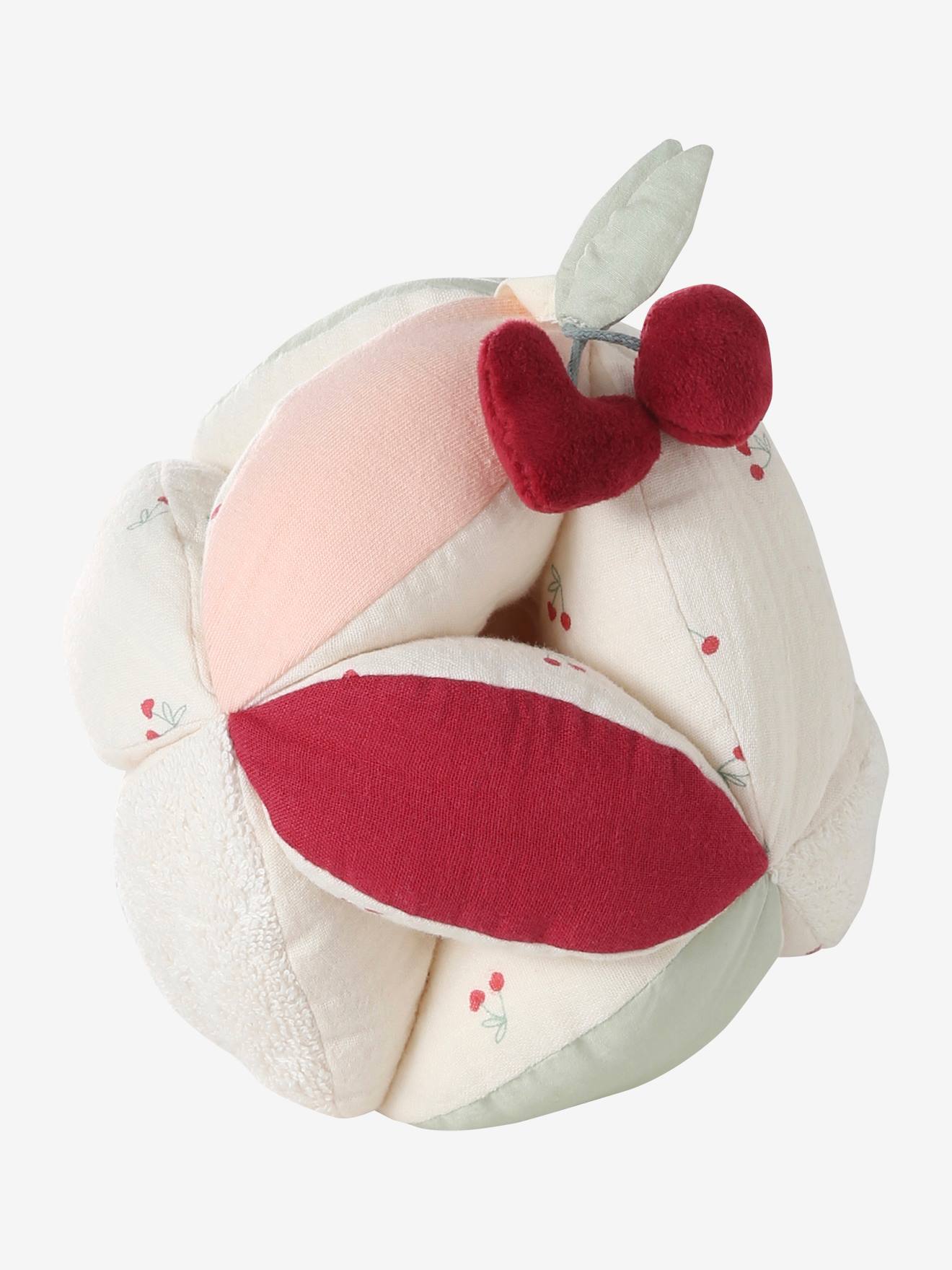 Balle d'éveil sensorielle CHERRY écru (Vertbaudet) - Image 1