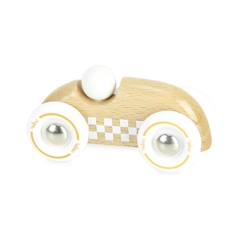 Jouet-Jouet en bois - Vilac - Mini Rallye Checkers - Pour enfant garçon de 3 ans et plus - Couleur beige et blanc