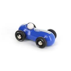 Jouet-Voiture en bois - VILAC - Streamline Vintage - Bleu - 11x6.5x4 cm - Jouet d'éveil