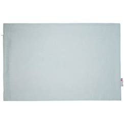 -Taie d'oreiller en lin lavé réversible 50x70cm - SEVIRA KIDS - Vert de gris - Douceur et bien-être