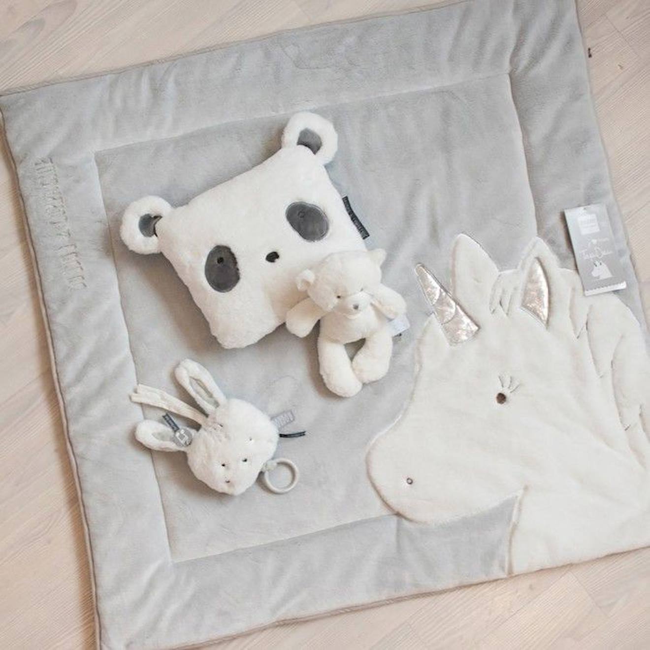 Doudou et compagnie licorne argent on sale