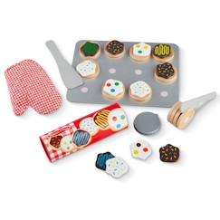 Jouet-Jeu en bois pour trancher et faire cuire des biscuits - MELISSA & DOUG - Mixte - A partir de 3 ans