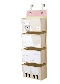 Chambre et rangement-Rangement mural - 3 SPROUTS - Lama - Multicolore - Beige - Enfant