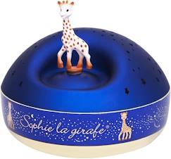 Linge de maison et décoration-Veilleuse Projecteur d'Etoiles Musical Sophie La Girafe - TROUSSELIER - Ø12cm - Bleu - Piles