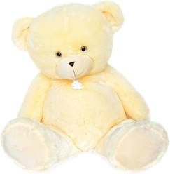 Jouet-Histoire d'Ours - Peluche Ours Bellydou crème 110cm - DOUDOU ET COMPAGNIE