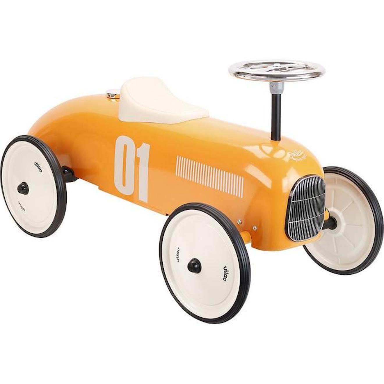 Porteur voiture vintage rose tendre VILAC 4 roues Pour enfants a partir de 18 mois rose Vilac