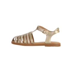 -Sandales - GEOX - Karly - Cuir - Fermeture à Bride - Plat