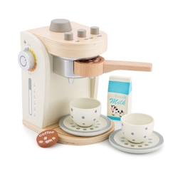 Jouet-Jouet - NEW CLASSIC TOYS - Ensemble machine à café - Blanc - Bois - 3 ans et plus