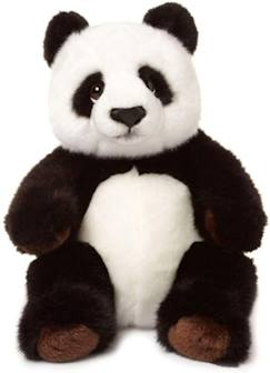 Jouet-Peluche - WWF - Panda assis - 22 cm - Pour bébé