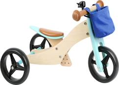 Jouet-Draisienne-Tricycle 2 en 1 Turquoise