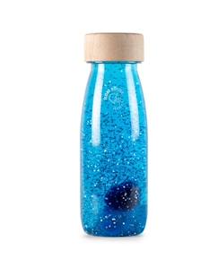 -Bouteille sensorielle - Petit Boum - Float Magic - Bleu - Incassable - Éveil Montessori