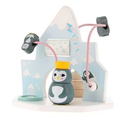 Jouet-Jouet d'activité Igloo multi activités - Vilac - Bois - Bleu - A partir de 3 ans