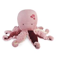 Jouet-Premier âge-Peluches-Histoire d'Ours - Peluche Pieuvre rose XXL - DOUDOU ET COMPAGNIE