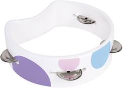 Jouet-Instrument de musique à percussions - JANOD - Cymbalette Confetti - Enfant - 3 ans - Blanc