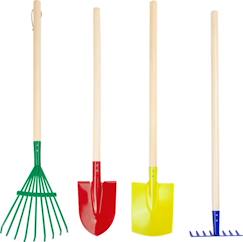 Jouet-Lot doutillage jardin multicolor - SMALL FOOT - Outils de jardinage pour enfants - Bleu - Mixte - 3 ans et plus