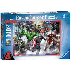 Jouet-Puzzle 100 p XXL - RAVENSBURGER - Les plus grands héros / Marvel Avengers - Pièces XXL - Mixte - 6 ans et plus