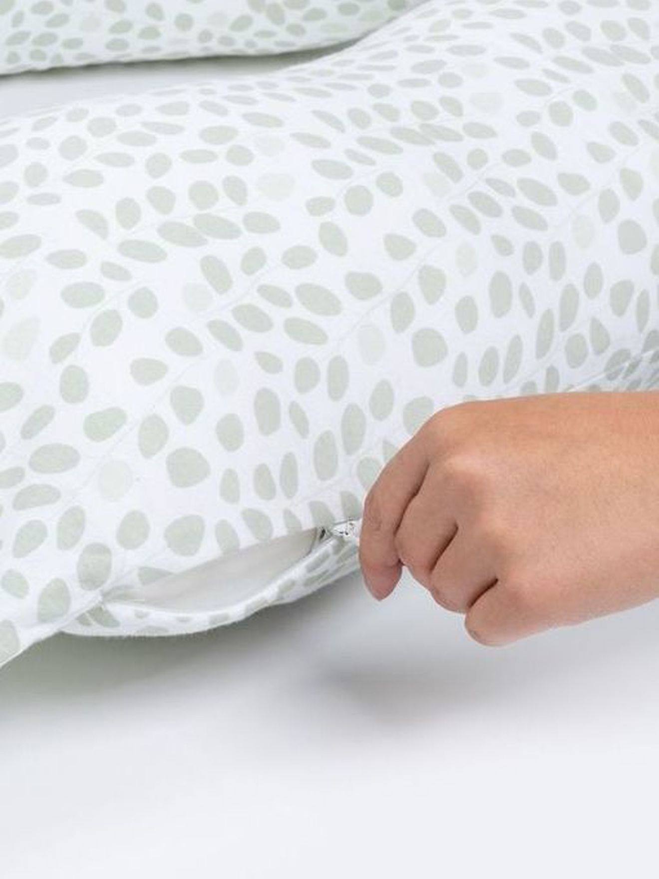 Coussin de grossesse et d'allaitement B.LOVE XXL Oeko-Tex vert (Doomoo) - Image 2