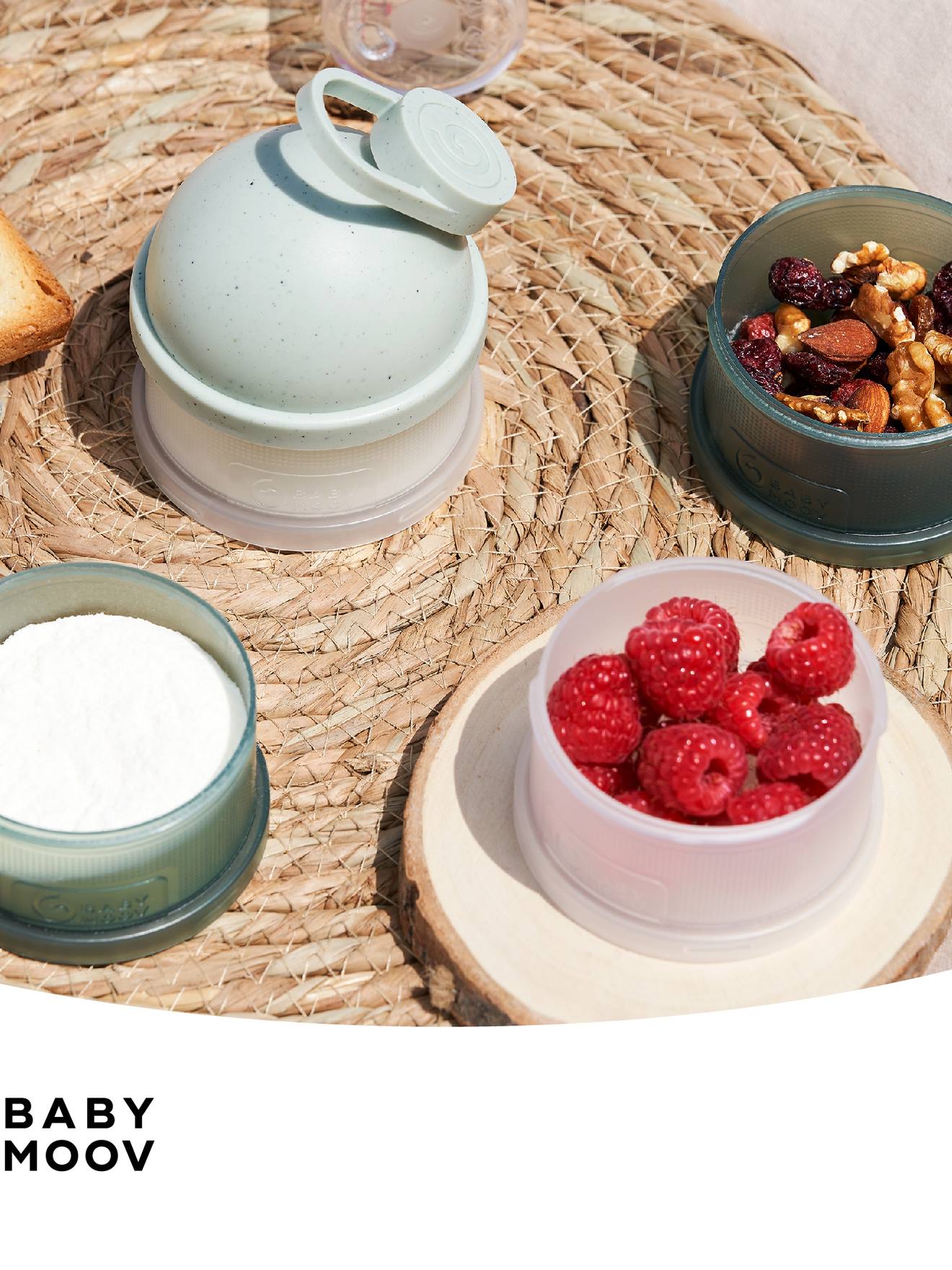 Babydose ergonomique vert (Babymoov) - Image 1