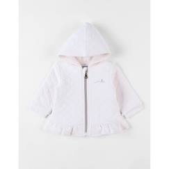 -Veste à capuche - Noukie's - Matelassée - Rose - Fille - 3 ans