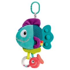 Jouet-Ravensburger play+, Peluche pop-it - Piranha bleu, 6-36 mois, Premier âge, bébé