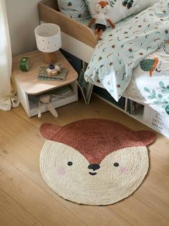 -Tapis rond jute Renard