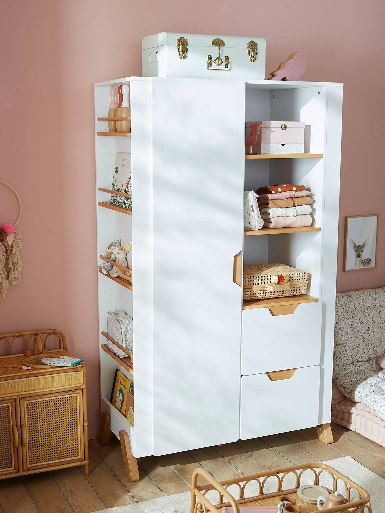 Armoire PIROUETTE blanc