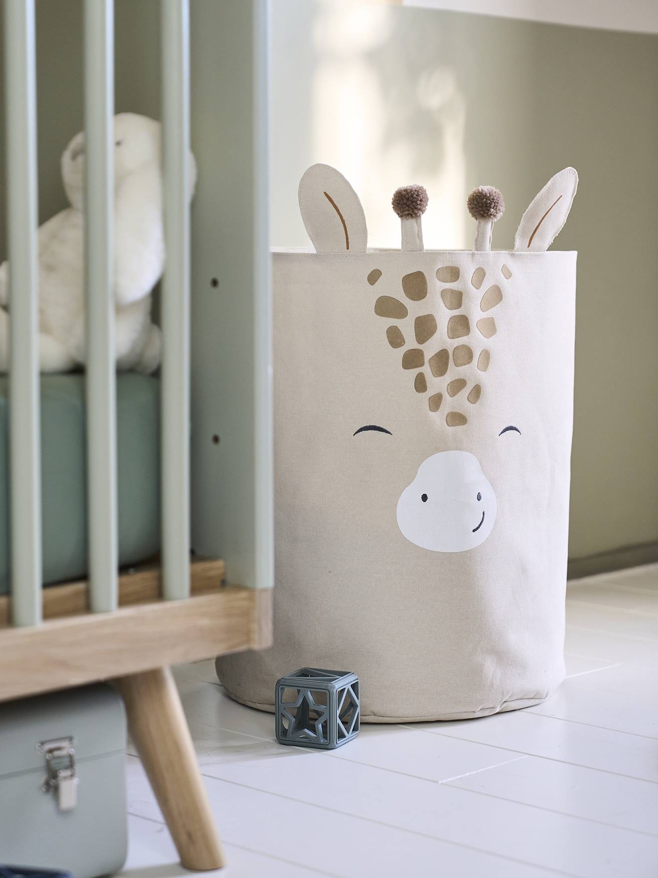 Panier de rangement XL Girafe sable
