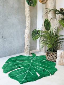 Linge de maison et décoration-Décoration-Tapis XL coton lavable Feuille Monstera LORENA CANALS