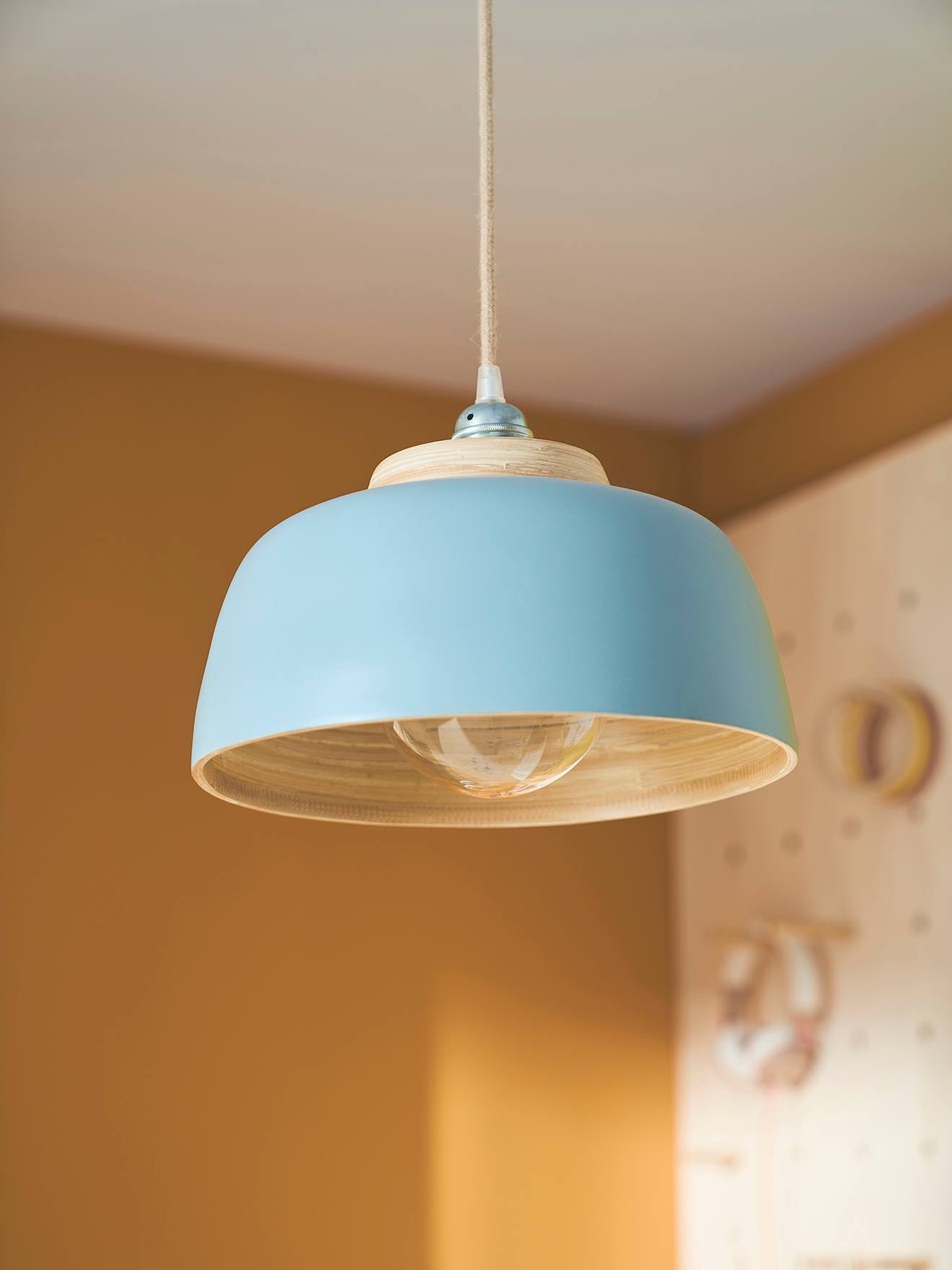 Abat-jour pour suspension Bambou vert