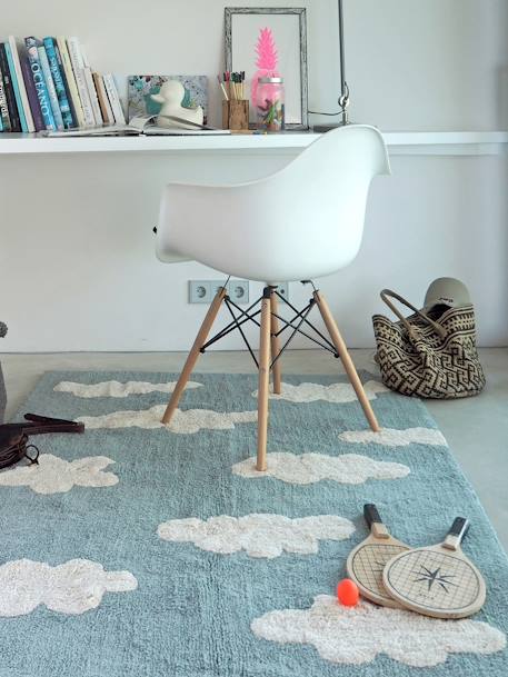 Lorena Canals - Tapis Clouds Vintage bleu