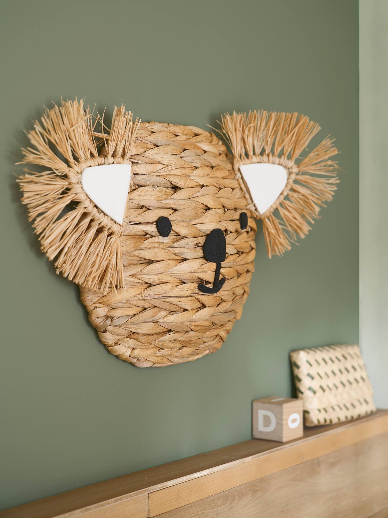 Trophée mural Koala beige