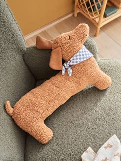 Coussin chien teckel en sherpa ACHILLE  - vertbaudet enfant