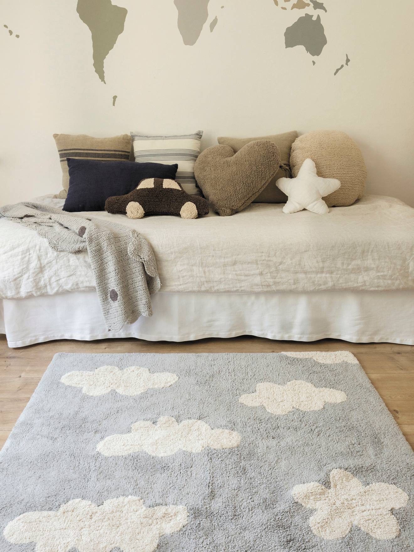 Tapis Clouds Vintage gris