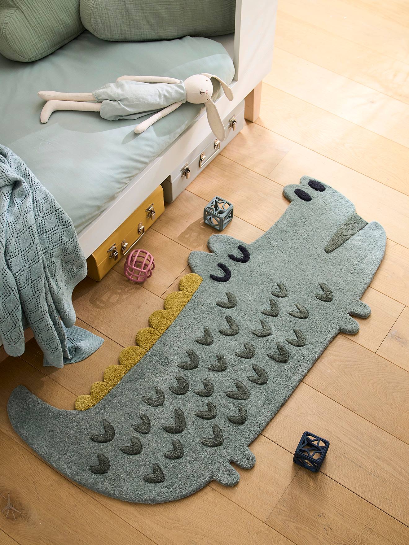 Tapis Crocodile Trek vert