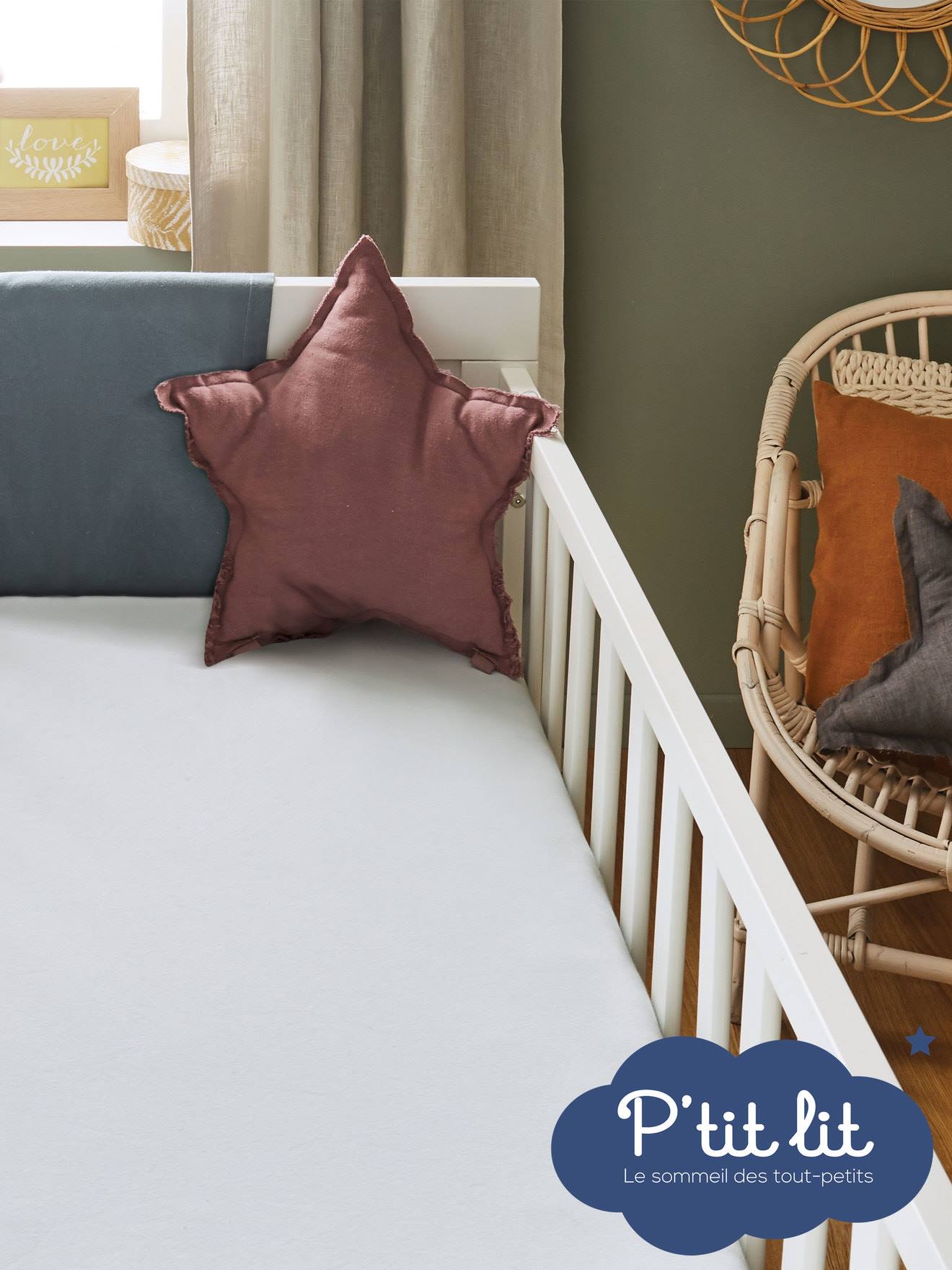 Drap magique 2 en 1 : drap-housse / alèse P'TIT LIT blanc (P'Tit Lit) - Image 2