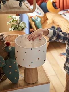 Linge de maison et décoration-Lampe de chevet pois brodés