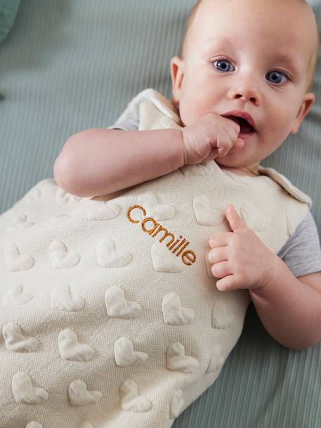 Gigoteuse été motifs jacquard beige 3 - vertbaudet enfant 