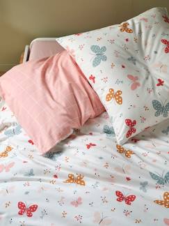 Parure housse de couette enfant et taie d'oreiller PAPILLONS  - vertbaudet enfant