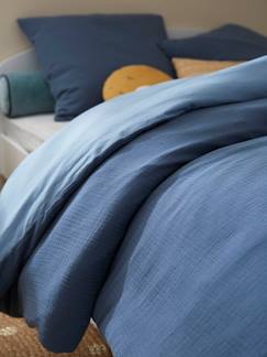 Parure housse de couette enfant et taie d'oreiller en gaze de coton  - vertbaudet enfant