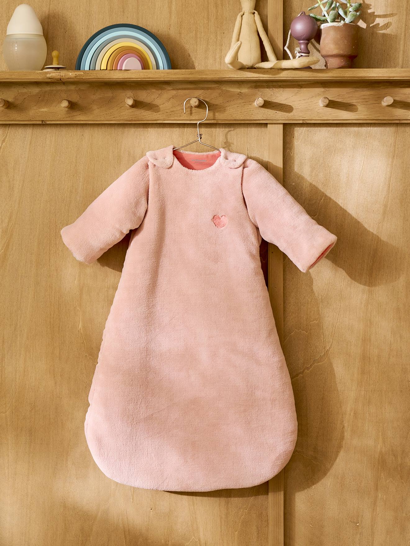 Gigoteuse essentiels en polaire ALASKA rose