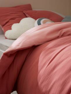 Parure housse de couette enfant et taie d'oreiller en gaze de coton  - vertbaudet enfant