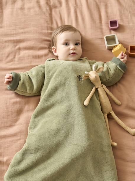 Gigoteuse en polaire ALASKA gris+kaki+marine+moutarde+rose+vert 10 - vertbaudet enfant 