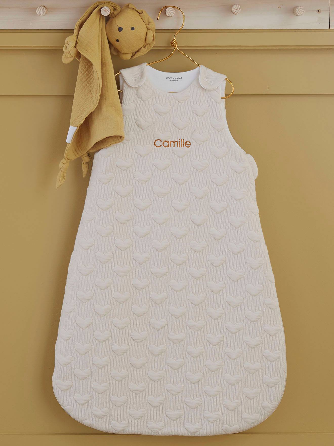 Gigoteuse été motifs jacquard beige Vertbaudet