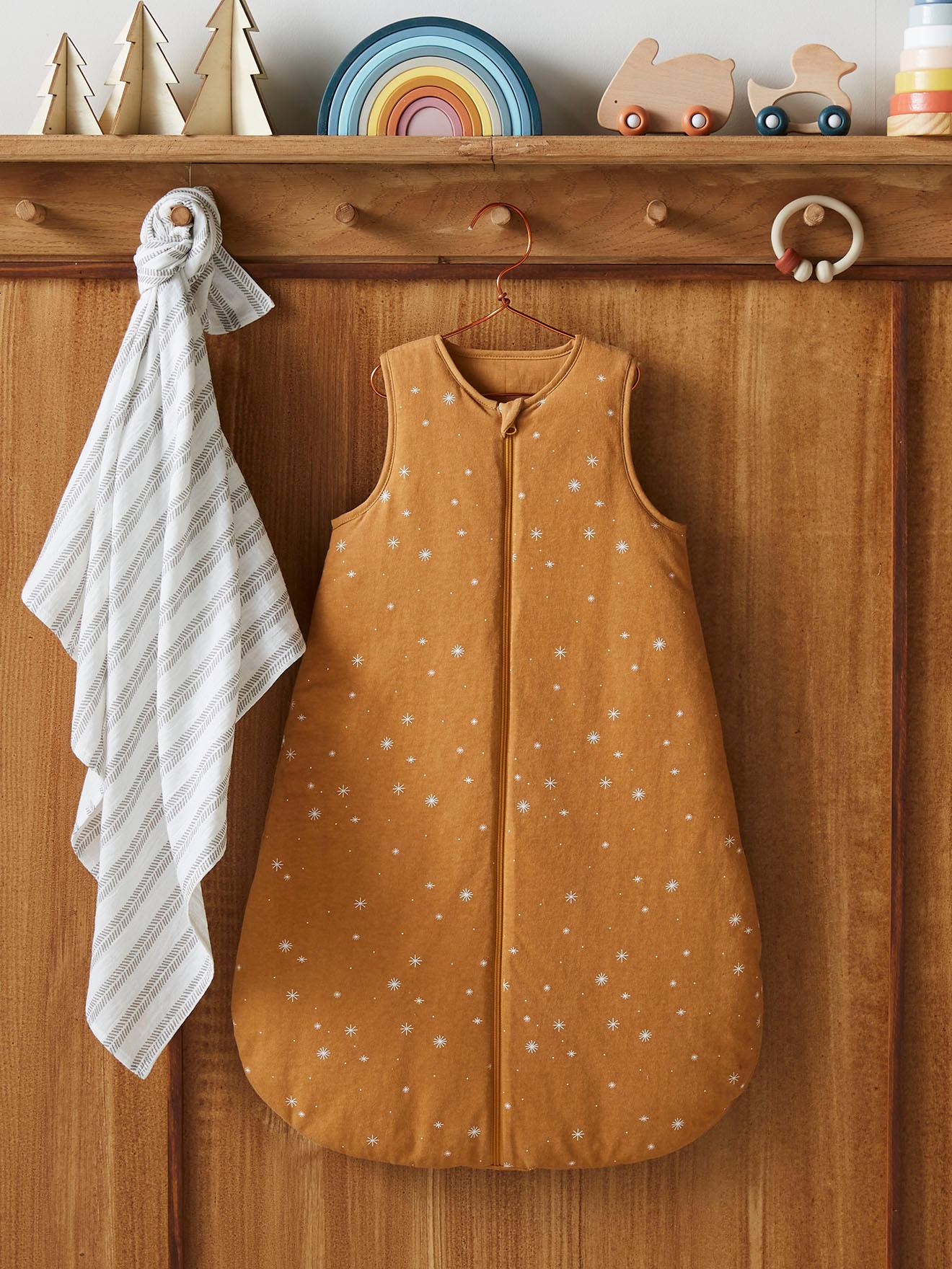 Gigoteuse ouverture centrale Dreamy en coton bio* personnalisable caramel